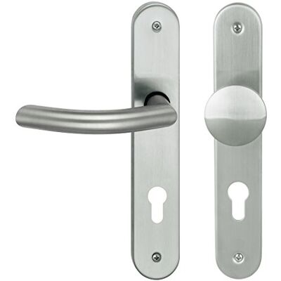 Alpertec Porta in acciaio inox Jillian LS per casa un corridoio porte NP DIN destra pulsante set maniglia porta guarnizioni, Alpertec Porta in acciaio inox Jillian LS per casa un corridoio porte NP DIN destra pulsante set maniglia porta guarnizioni,