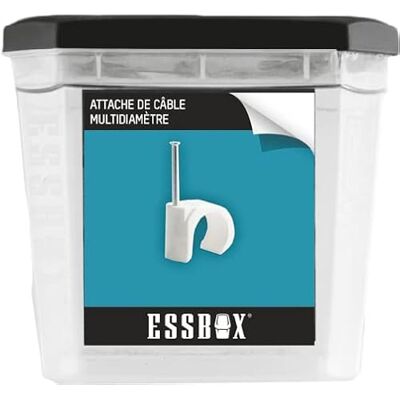 Scell-it Attacco cavo ESSBOX da inchiodare, confezione da 100 EX-9340140710 Scell-it Attacco cavo ESSBOX da inchiodare, confezione da 100 EX-9340140710