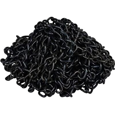 Corderie Italiane Catena gourmette Ø 2 mm, interno maglia 10 mm x 4 mm, blister 1,5 mt, nera Corderie Italiane Catena gourmette Ø 2 mm, interno maglia 10 mm x 4 mm, blister 1,5 mt, nera
