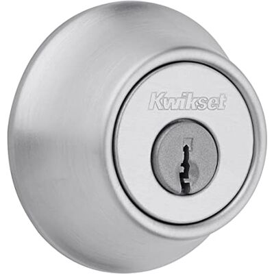 Kwikset 660 26D Scal SCS singolo cilindro catenaccio, cromo satinato Kwikset 660 26D Scal SCS singolo cilindro catenaccio, cromo satinato