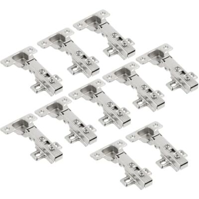 GTV Cerniera per mobili INHC, sormonto totale con chiusura ammortizzata, Clip-On, scodellino 35 mm, Nichel, 10 pezzi GTV Cerniera per mobili INHC, sormonto totale con chiusura ammortizzata, Clip-On, scodellino 35 mm, Nichel, 10 pezzi