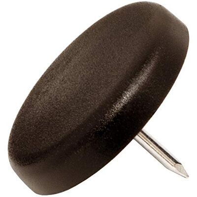 Adsamm ® 100 feltrini in plastica con chiodo, marrone, diametro 30 mm, rotondi, per mobili con chiodo, protezione per mobili e pavimento in qualità ® Adsamm ® 100 feltrini in plastica con chiodo, marrone, diametro 30 mm, rotondi, per mobili con chiodo, protezione per mobili e pavimento in qualità ®