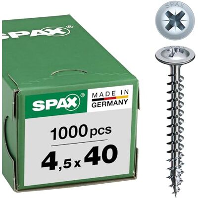 Vite R 88197 in acciaio zincato Spax - 40/37mm Vite R 88197 in acciaio zincato Spax - 40/37mm