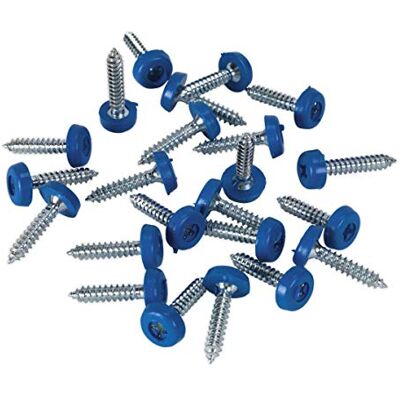 Sealey viti targa plastica rivestita testa 4.8 x 24 mm, confezione da 50 pezzi, colore: Blu Sealey viti targa plastica rivestita testa 4.8 x 24 mm, confezione da 50 pezzi, colore: Blu