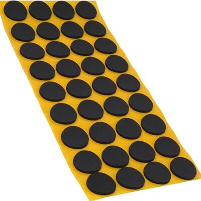 Adsamm ® / 36 x antiscivolo autoadesivi/neri/Ø 24 mm/tondi/piedini adesivi antisdrucciolo in gomma espansa EPDM/cuscinetti protettivi per arredi ® Quality Adsamm ® / 36 x antiscivolo autoadesivi/neri/Ø 24 mm/tondi/piedini adesivi antisdrucciolo in gomma espansa EPDM/cuscinetti protettivi per arredi ® Quality