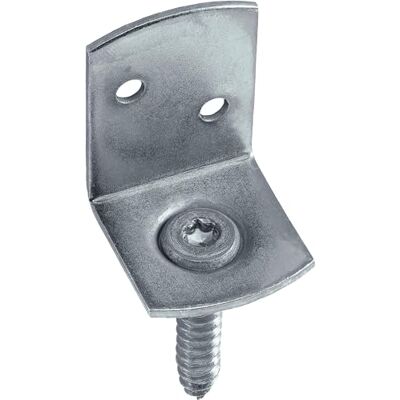 Connex Raccordi per recinzione intrecciata, 40 x 30 x 42 x 8 mm, 50 pezzi, zincati/intrecciati/supporto per recinzione/angolo di montaggio/Bechlag / Connex Raccordi per recinzione intrecciata, 40 x 30 x 42 x 8 mm, 50 pezzi, zincati/intrecciati/supporto per recinzione/angolo di montaggio/Bechlag /
