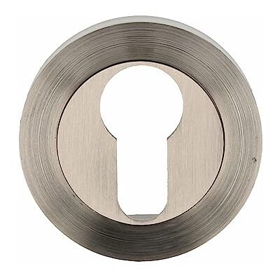 Amig Cilindro di Sicurezza Mod. Ø52 mm 10 mm di Larghezza Raccordo Rotondo per Serrature Compatibile con Cilindro Europrofilo Zama Argento Opaco Amig Cilindro di Sicurezza Mod. Ø52 mm 10 mm di Larghezza Raccordo Rotondo per Serrature Compatibile con Cilindro Europrofilo Zama Argento Opaco