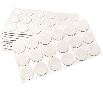 Adsamm ® / 180 x feltrini autoadesivi/Bianco/ø 36 mm/Rotondo/piedini per mobili in feltro da 3.5 mm di spessore/pad protettivi per arredi Adsamm ® / 180 x feltrini autoadesivi/Bianco/ø 36 mm/Rotondo/piedini per mobili in feltro da 3.5 mm di spessore/pad protettivi per arredi