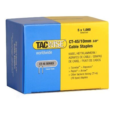 TACWISE Graffe Zincate per Cavi - CT-45 TACWISE Graffe Zincate per Cavi - CT-45