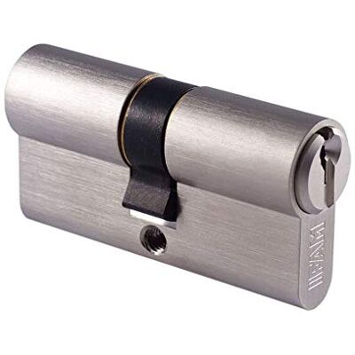 Ifam 038680 Cilindro de 5 pitones cuerpo y tambor de laton extruido F5S3070N leva larga niquelado L-100 A-30 B-70 Ifam 038680 Cilindro de 5 pitones cuerpo y tambor de laton extruido F5S3070N leva larga niquelado L-100 A-30 B-70