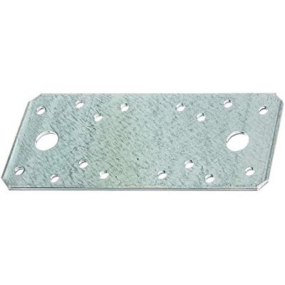 Alberts GAH- Lastrina di giunzione piana, Acciaio, 135 x 55 mm / 50 pz Alberts GAH- Lastrina di giunzione piana, Acciaio, 135 x 55 mm / 50 pz