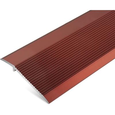 XBTGS Striscia di transizione per pavimento, striscia di transizione per soglia della porta da legno a piastrella/legno a vinile, in alluminio, lungo antiscivolo, per kit bagno, rosso scuro, 140 cm XBTGS Striscia di transizione per pavimento, striscia di transizione per soglia della porta da legno a piastrella/legno a vinile, in alluminio, lungo antiscivolo, per kit bagno, rosso scuro, 140 cm