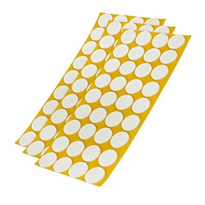 Adsamm ® / 108 x antiscivolo autoadesivi / bianchi / Ø 24 mm / tondi / piedini adesivi antisdrucciolo in gomma espansa EPDM / cuscinetti protettivi per arredi ® Quality Adsamm ® / 108 x antiscivolo autoadesivi / bianchi / Ø 24 mm / tondi / piedini adesivi antisdrucciolo in gomma espansa EPDM / cuscinetti protettivi per arredi ® Quality