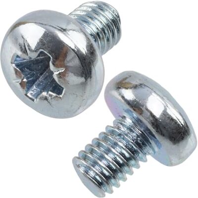 Aerzetix Set di 20 Viti di Metallo con Testa Cilindrica M3x4mm con Impronta PZ1 Filettatura Metrica in Acciaio Colore Argento C18040 Aerzetix Set di 20 Viti di Metallo con Testa Cilindrica M3x4mm con Impronta PZ1 Filettatura Metrica in Acciaio Colore Argento C18040