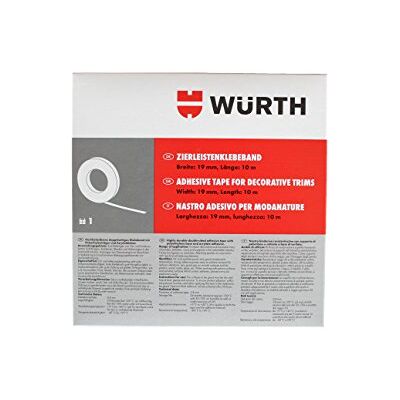 Würth modanature nastro adesivo larghezza 19 mm/lunghezza 10 m Würth modanature nastro adesivo larghezza 19 mm/lunghezza 10 m