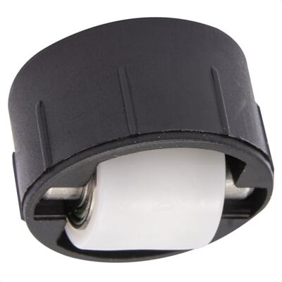 WAGNER Rotella a rullo/trapano, diametro 15 mm, duro, cuscinetto a sfera in plastica, colore nero, Ø 26/25 x 13/5 mm, perno in metallo, portata 50 kg, prodotto in Germania WAGNER Rotella a rullo/trapano, diametro 15 mm, duro, cuscinetto a sfera in plastica, colore nero, Ø 26/25 x 13/5 mm, perno in metallo, portata 50 kg, prodotto in Germania