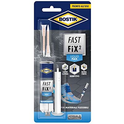 Bostik - Fast Fix² Flex - Trasparente - 10 g - Adesivo Bostik - Fast Fix² Flex - Trasparente - 10 g - Adesivo