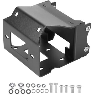 VEVOR Supporto per Verricello per Veicoli, Carico di 907 a 1633 kg Attacco per Verricello per Gancio di Traino per Modelli Polaris Sportsman Selezionati 2009 e Successivi, Design a 2 Fori di Montaggio VEVOR Supporto per Verricello per Veicoli, Carico di 907 a 1633 kg Attacco per Verricello per Gancio di Traino per Modelli Polaris Sportsman Selezionati 2009 e Successivi, Design a 2 Fori di Montaggio