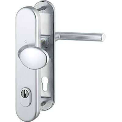 HOPPE di sicurezza Maniglia Stockholm – OE di Norma distanza 88 mm, a piastra lunga cilindro a profilo per porte dello spessore di 62 – 72 mm con Nucleo ANTISCASSO, classe 3, 1 pezzi, HOPPE di sicurezza Maniglia Stockholm – OE di Norma distanza 88 mm, a piastra lunga cilindro a profilo per porte dello spessore di 62 – 72 mm con Nucleo ANTISCASSO, classe 3, 1 pezzi,