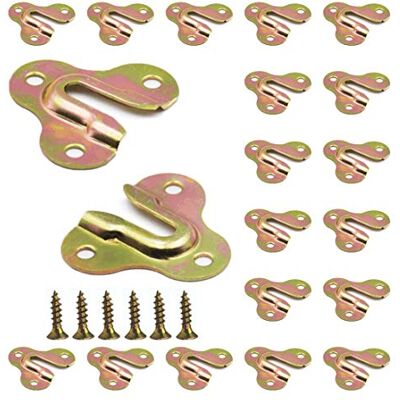 Adiyer 20pcs zinco giallo buco della serratura ganci specchio cornice appendiabiti tazza chiave cappotto appeso rack bordo di leg montaggio a parete singolo foro della serratura appeso piastra Adiyer 20pcs zinco giallo buco della serratura ganci specchio cornice appendiabiti tazza chiave cappotto appeso rack bordo di leg montaggio a parete singolo foro della serratura appeso piastra