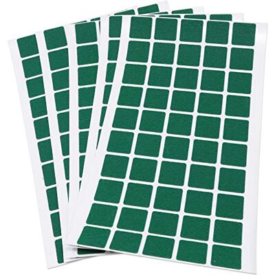 Adsamm ® / 250 x feltrini autoadesivi ultrasottili/Verde / 20x20 mm/Quadrato/piedini per mobili in feltro extra fine da 1.5 mm di spessore/pad protettivi per arredi Adsamm ® / 250 x feltrini autoadesivi ultrasottili/Verde / 20x20 mm/Quadrato/piedini per mobili in feltro extra fine da 1.5 mm di spessore/pad protettivi per arredi