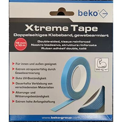 Beko Nastro biadesivo Xtreme Tape, 19 mm x 10 m Beko Nastro biadesivo Xtreme Tape, 19 mm x 10 m