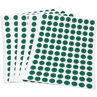 Adsamm ® / 540 x feltrini autoadesivi ultrasottili/Verde/ø 10 mm/Rotondo/piedini per mobili in feltro extra fine da 1.5 mm di spessore/pad protettivi per arredi Adsamm ® / 540 x feltrini autoadesivi ultrasottili/Verde/ø 10 mm/Rotondo/piedini per mobili in feltro extra fine da 1.5 mm di spessore/pad protettivi per arredi