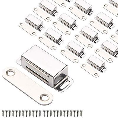 Mousike Magneti per armadietto Chiusura per porta dell'armadio per cucina Bagno Armadio Armadio Chiusure per armadio Chiusura per cassetto porta dell'armadio (Argento 15 pezzi) Mousike Magneti per armadietto Chiusura per porta dell'armadio per cucina Bagno Armadio Armadio Chiusure per armadio Chiusura per cassetto porta dell'armadio (Argento 15 pezzi)