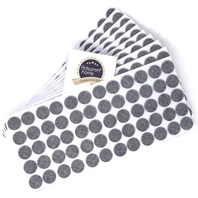 Adsamm ® / 600 x feltrini autoadesivi/Grigio/ø 20 mm/Rotondo/piedini per mobili in feltro da 3.5 mm di spessore/pad protettivi per arredi Adsamm ® / 600 x feltrini autoadesivi/Grigio/ø 20 mm/Rotondo/piedini per mobili in feltro da 3.5 mm di spessore/pad protettivi per arredi