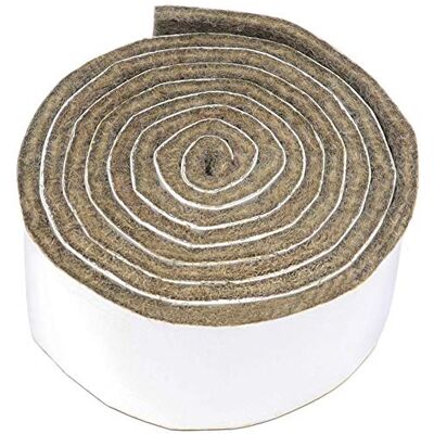 Adsamm ® / rotolo di feltro autoadesivo/Marrone / 29x1000 mm/Nastro/feltro adesivo da 3.5 mm di spessore in nastro/pad protettivo per arredi Adsamm ® / rotolo di feltro autoadesivo/Marrone / 29x1000 mm/Nastro/feltro adesivo da 3.5 mm di spessore in nastro/pad protettivo per arredi