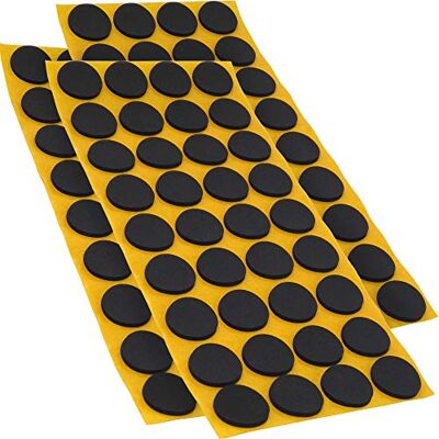 Adsamm ® / 108 x antiscivolo autoadesivi / neri / Ø 24 mm / tondi / piedini adesivi antisdrucciolo in gomma espansa EPDM / cuscinetti protettivi per arredi ® Quality Adsamm ® / 108 x antiscivolo autoadesivi / neri / Ø 24 mm / tondi / piedini adesivi antisdrucciolo in gomma espansa EPDM / cuscinetti protettivi per arredi ® Quality