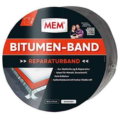 MEM Nastro per cemento, 10 m x 150 mm, colore alluminio MEM Nastro per cemento, 10 m x 150 mm, colore alluminio