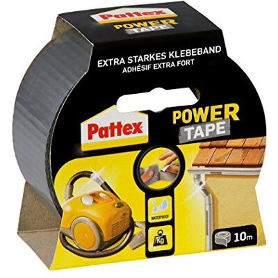 Pattex Power Tape - Argento - 10m x 50mm - Nastro adesivo Pattex Power Tape - Argento - 10m x 50mm - Nastro adesivo