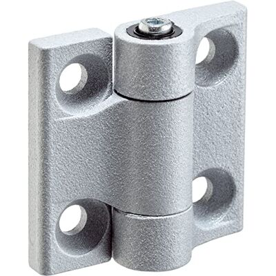 Halder Cerniere con resistenza all'attrito regolabile b1 = 40 mm/argento Halder Cerniere con resistenza all'attrito regolabile b1 = 40 mm/argento