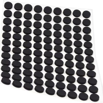 Adsamm ® / 108 x antiscivolo autoadesivi / neri / Ø 10 mm / tondi / piedini adesivi antisdrucciolo in gomma espansa EPDM / cuscinetti protettivi per arredi ® Quality Adsamm ® / 108 x antiscivolo autoadesivi / neri / Ø 10 mm / tondi / piedini adesivi antisdrucciolo in gomma espansa EPDM / cuscinetti protettivi per arredi ® Quality