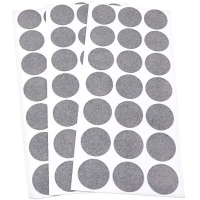Adsamm ® / 63 x feltrini autoadesivi ultrasottili/Grigio/ø 30 mm/Rotondo/piedini per mobili in feltro extra fine da 1.5 mm di spessore/pad protettivi per arredi Adsamm ® / 63 x feltrini autoadesivi ultrasottili/Grigio/ø 30 mm/Rotondo/piedini per mobili in feltro extra fine da 1.5 mm di spessore/pad protettivi per arredi