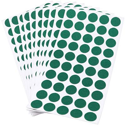 Adsamm ® / 500 x feltrini autoadesivi ultrasottili/Verde/ø 16 mm/Rotondo/piedini per mobili in feltro extra fine da 1.5 mm di spessore/pad protettivi per arredi Adsamm ® / 500 x feltrini autoadesivi ultrasottili/Verde/ø 16 mm/Rotondo/piedini per mobili in feltro extra fine da 1.5 mm di spessore/pad protettivi per arredi