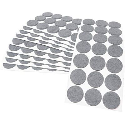 Adsamm ® / 210 x feltrini autoadesivi/Grigio/ø 30 mm/Rotondo/piedini per mobili in feltro da 3.5 mm di spessore/pad protettivi per arredi Adsamm ® / 210 x feltrini autoadesivi/Grigio/ø 30 mm/Rotondo/piedini per mobili in feltro da 3.5 mm di spessore/pad protettivi per arredi