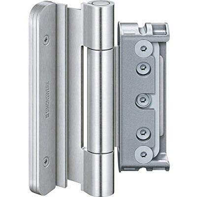 Simonswerk Cerniera per porta argento BAKA Protect 4040 3D FD 4. Banda senza blocco pin, alluminio anodizzato, senza stiftsicherung, silberfarbig, 1 pezzo Simonswerk Cerniera per porta argento BAKA Protect 4040 3D FD 4. Banda senza blocco pin, alluminio anodizzato, senza stiftsicherung, silberfarbig, 1 pezzo