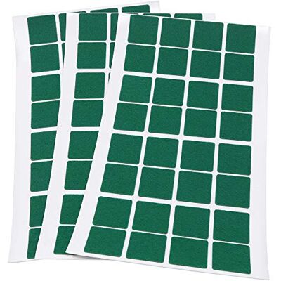 Adsamm ® / 96 x feltrini autoadesivi ultrasottili/Verde / 25x25 mm/Quadrato/piedini per mobili in feltro extra fine da 1.5 mm di spessore/pad protettivi per arredi Adsamm ® / 96 x feltrini autoadesivi ultrasottili/Verde / 25x25 mm/Quadrato/piedini per mobili in feltro extra fine da 1.5 mm di spessore/pad protettivi per arredi