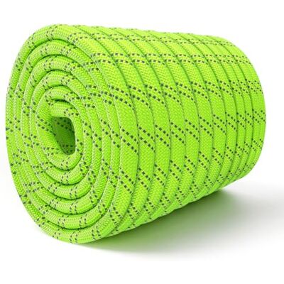 VEVOR Corda in Poliestere a Doppia Treccia 19,1 mm x 67 m, a 26 Fili Verde Corda da Arboricoltura a 26 Fili, Resistenza alla Rottura 8800 kg, Ideale per Arrampicata sugli Alberi, Traino e Trazione VEVOR Corda in Poliestere a Doppia Treccia 19,1 mm x 67 m, a 26 Fili Verde Corda da Arboricoltura a 26 Fili, Resistenza alla Rottura 8800 kg, Ideale per Arrampicata sugli Alberi, Traino e Trazione