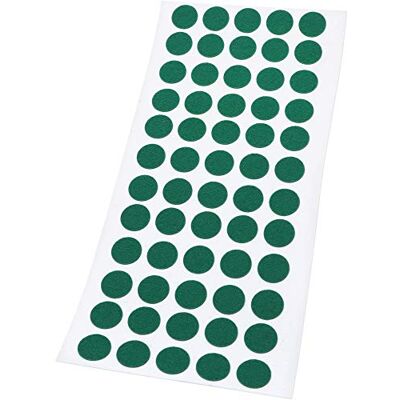 Adsamm ® / 60 x feltrini autoadesivi ultrasottili/Verde/ø 14 mm/Rotondo/piedini per mobili in feltro extra fine da 1.5 mm di spessore/pad protettivi per arredi Adsamm ® / 60 x feltrini autoadesivi ultrasottili/Verde/ø 14 mm/Rotondo/piedini per mobili in feltro extra fine da 1.5 mm di spessore/pad protettivi per arredi