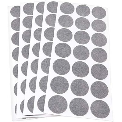Adsamm ® / 105 x feltrini autoadesivi ultrasottili/Grigio/ø 30 mm/Rotondo/piedini per mobili in feltro extra fine da 1.5 mm di spessore/pad protettivi per arredi Adsamm ® / 105 x feltrini autoadesivi ultrasottili/Grigio/ø 30 mm/Rotondo/piedini per mobili in feltro extra fine da 1.5 mm di spessore/pad protettivi per arredi