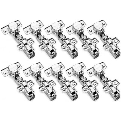 GTV Cerniera per mobili FCHC, sormonto totale con chiusura ammortizzata, Clip-On, scodellino 35 mm, Nichel, 10 pezzi GTV Cerniera per mobili FCHC, sormonto totale con chiusura ammortizzata, Clip-On, scodellino 35 mm, Nichel, 10 pezzi