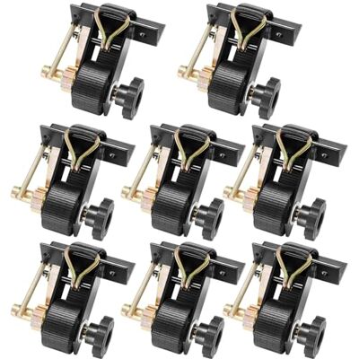 VEVOR Cinghie a Cricchetto per Portapacchi, Montaggio su Tubo Quadrato Nero, Larghezza 38 mm x Lunghezza 2,25 m, Cinghie Nere per Fissaggio con Doppi Ganci a J, Carico 226,8 kg, Confezione da 8 VEVOR Cinghie a Cricchetto per Portapacchi, Montaggio su Tubo Quadrato Nero, Larghezza 38 mm x Lunghezza 2,25 m, Cinghie Nere per Fissaggio con Doppi Ganci a J, Carico 226,8 kg, Confezione da 8