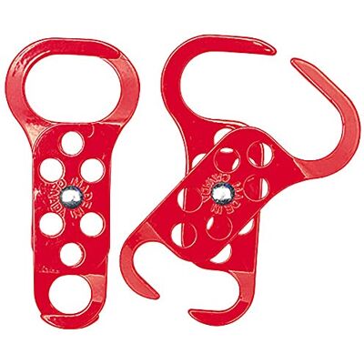 Brady Hasp di blocco rosso - Lockout Hasp - 6 Serrature - Diametro 10mm Brady Hasp di blocco rosso - Lockout Hasp - 6 Serrature - Diametro 10mm