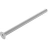 SECCARO Vite a testa svasata M6 x 100 mm, acciaio inox V2A VA A2, DIN 7991 / ISO 10642, esagono incassato, 20 pezzi