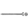 Fischer Viti truciolari torx FPF-ST 6,0x80 A2P Inox, Filetto parziale (100 Pz.), Grigio