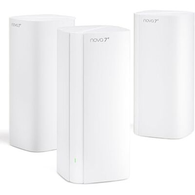 Tenda ME6 Pro Sistema Mesh WiFi 7 BE5100 Dual Band (2.4GHz: 688Mbps, 5GHz: 4323Mbps), Ampia Copertura, 1×2.5G e 2×1G Porte Gigabit, Roaming Senza Interruzioni, VPN, NFC, Confezione da 3 Tenda ME6 Pro Sistema Mesh WiFi 7 BE5100 Dual Band (2.4GHz: 688Mbps, 5GHz: 4323Mbps), Ampia Copertura, 1×2.5G e 2×1G Porte Gigabit, Roaming Senza Interruzioni, VPN, NFC, Confezione da 3