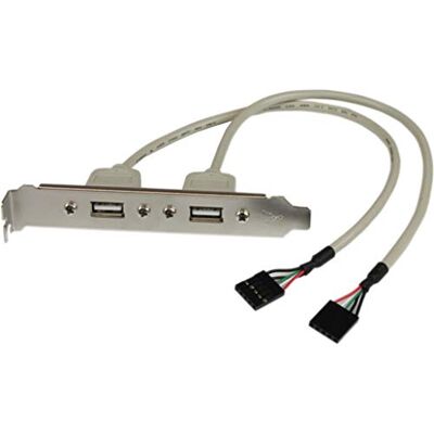 StarTech Adattatore Piastra Slot 2 Porte USB-A Femmina, 5 Pin (USBPLATE) Aggiunge Porte USB dal Retro del PC, Staffa da Slot StarTech Adattatore Piastra Slot 2 Porte USB-A Femmina, 5 Pin (USBPLATE) Aggiunge Porte USB dal Retro del PC, Staffa da Slot